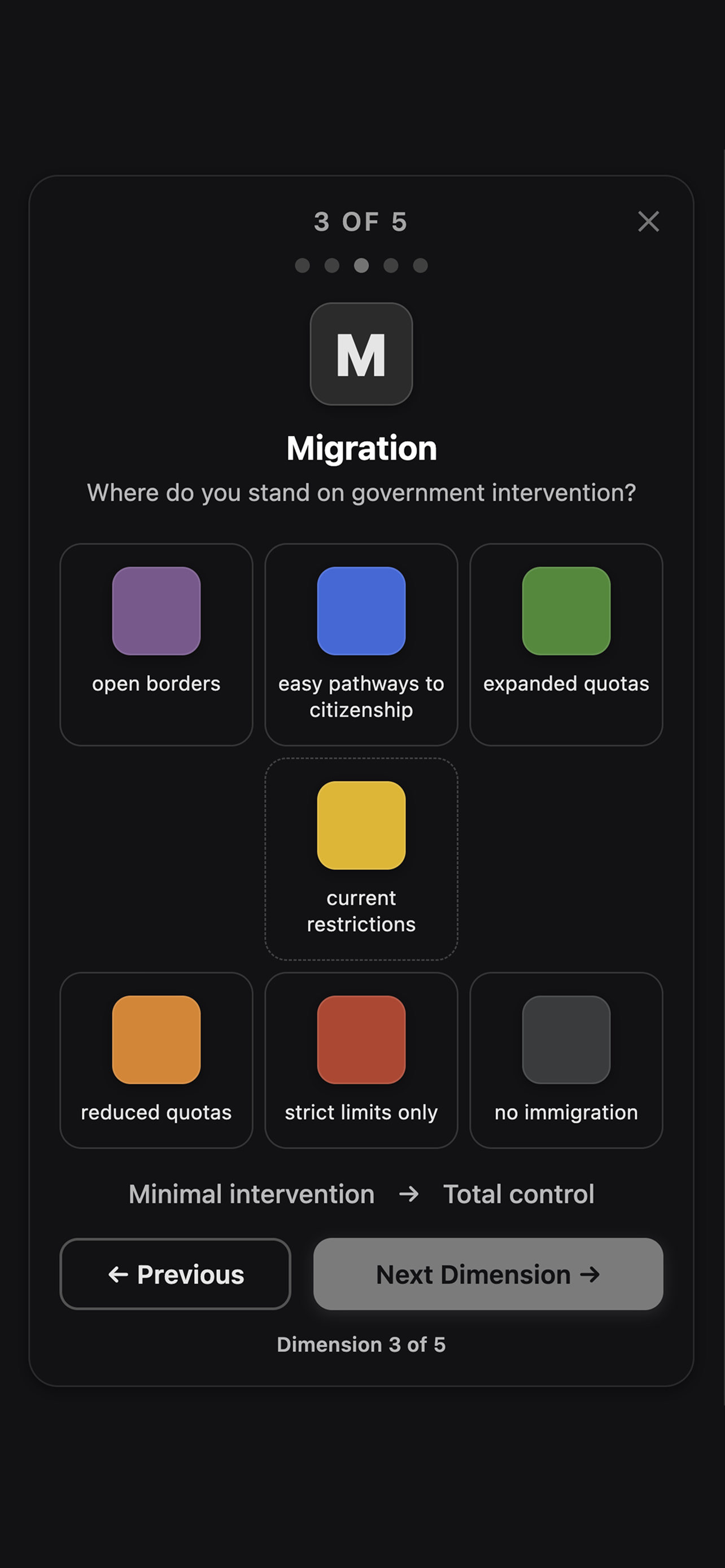 Squares Political Personality - Farcaster Mini Apps screenshot
